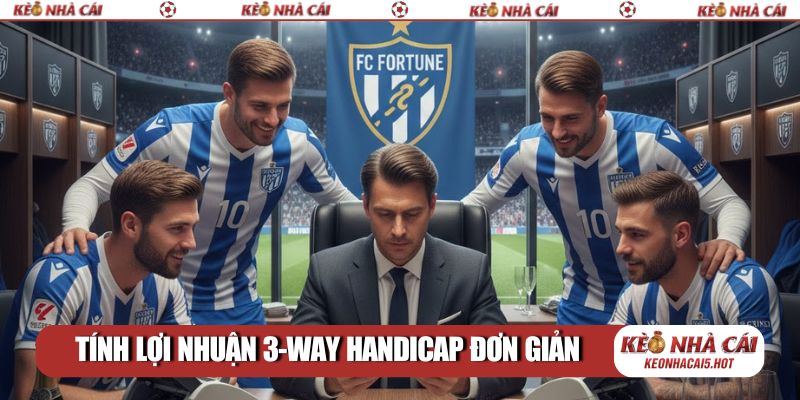 Tính lợi nhuận 3-Way Handicap đơn giản